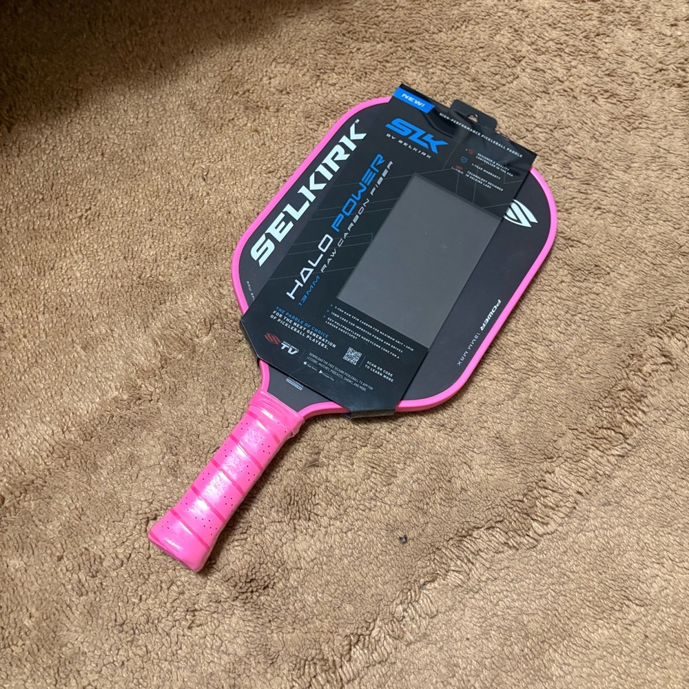 Brand new Selkirk Halo Power Pickleball Paddle - Pink and